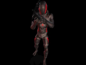 Fbx rifle starter 3d character animation pack 3D Model