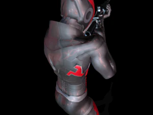Fbx rifle starter 3d character animation pack 3D Model