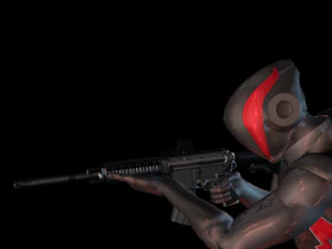 Fbx rifle starter 3d character animation pack 3D Model