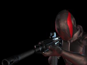 Fbx rifle starter 3d character animation pack 3D Модель
