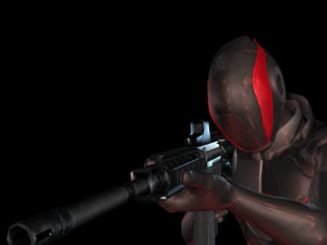 Fbx rifle starter 3d character animation pack 3D Model