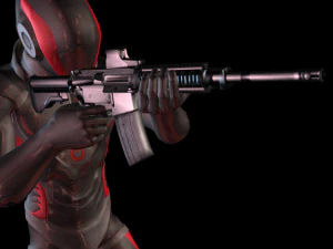 Fbx rifle starter 3d character animation pack 3D Model