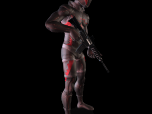 Fbx rifle starter 3d character animation pack 3D Модель