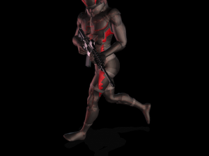 Fbx rifle starter 3d character animation pack 3D Модель