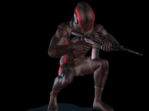 Fbx rifle starter 3d character animation pack 3D Модель
