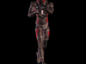 Fbx rifle starter 3d character animation pack 3D Модель