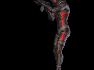 Fbx rifle starter 3d character animation pack 3D Model