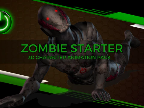 Zombie Animations - Starter Pack 3D Model