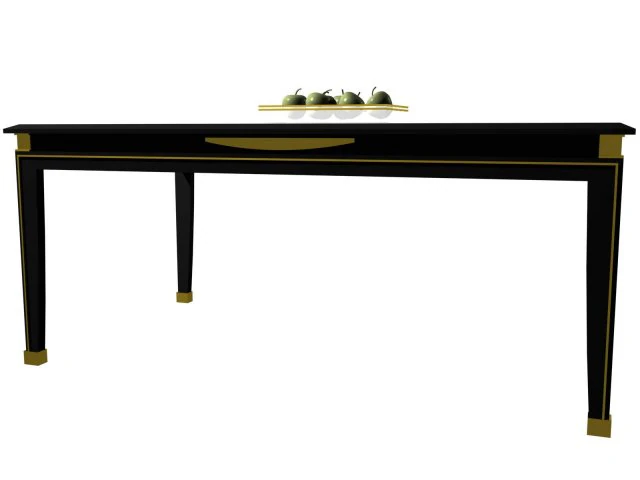 table 3D Model .c4d .max .obj .3ds .fbx .stl .blend 