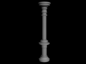 piller 3D Model