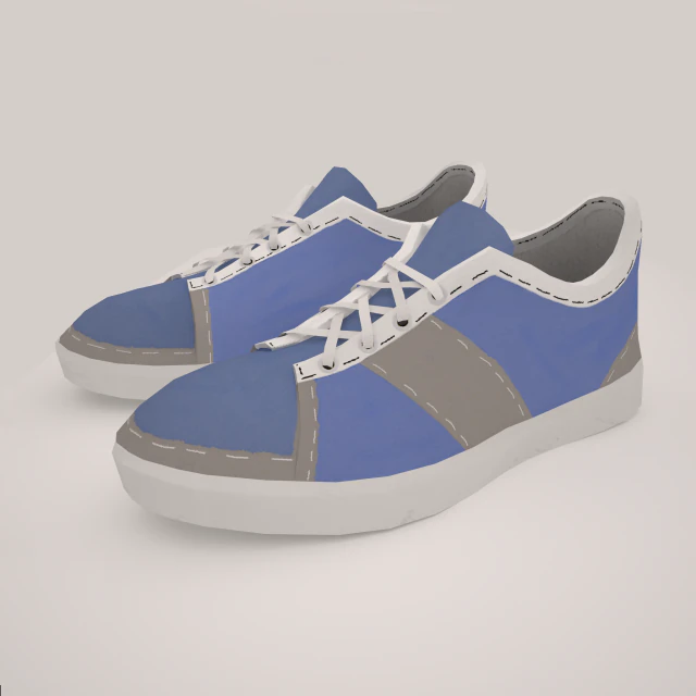 sneakers low poly 3D Model .c4d .max .obj .3ds .fbx .stl .blend 