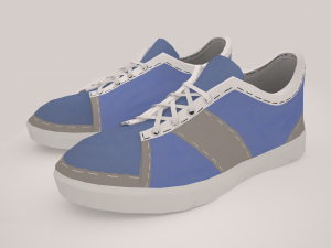 sneakers low poly 3D Model