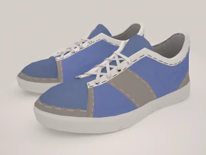 Turnschuhe Low Poly 3D Modell