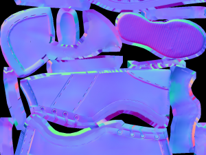 sneakers low poly Modello 3D