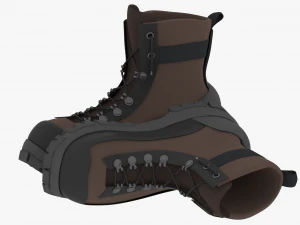 winter boots 3D Model