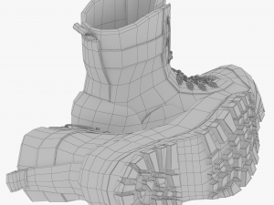 winter boots 3D Модель