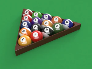 classic pool table 3D Model
