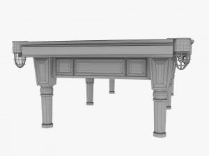 classic pool table 3D Model