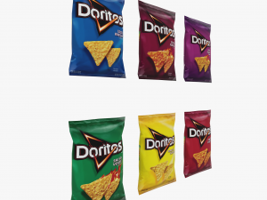 doritos chips low poly 3D Model