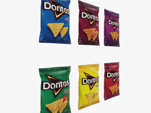 doritos chips low poly 3D Model