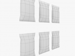 doritos chips low poly 3D Model