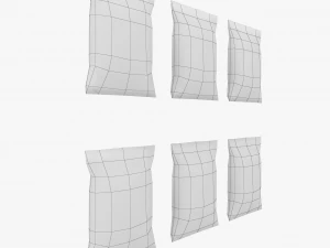 doritos chips low poly 3D Model