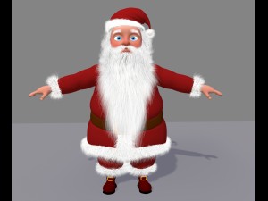 santa 3D 模型