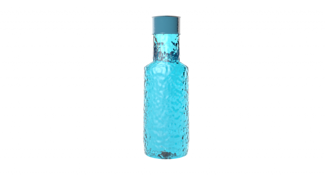 bottle of glass Modèle 3D .c4d .max .obj .3ds .fbx .stl .blend 