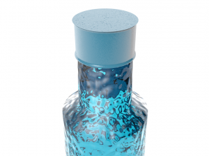 bottle of glass Modèle 3D