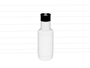 bottle of glass Modèle 3D