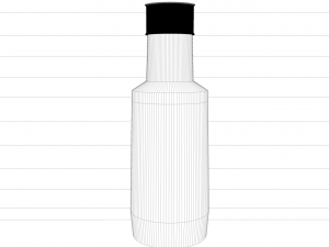 bottle of glass Modèle 3D