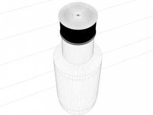 bottle of glass Modèle 3D