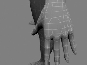 low poly base mesh female 3ds obj fbx 3Dモデル