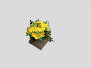 flowers low-poly for games 3Dモデル