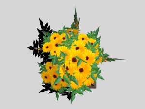 flowers low-poly for games 3D Модель