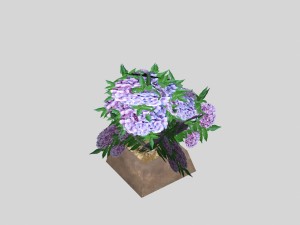 flowers low-poly for games 3D Модель