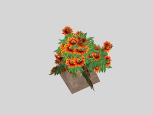 flowers low-poly for games 3D Модель