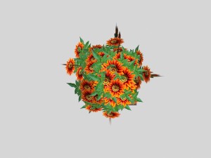 flowers low-poly for games 3D Модель