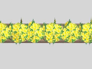 flowers low-poly for games 3D Модель