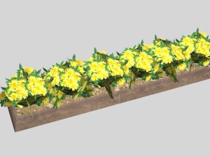 flowers low-poly for games 3D Модель