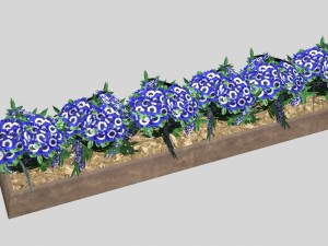 flowers low-poly for games 3D Модель