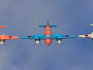 battle ship Modèle 3D