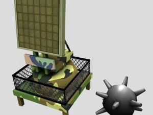 battle ship 3D Model