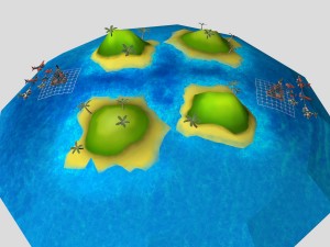 battle ship Modèle 3D