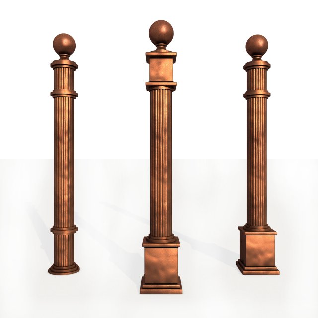 column 3D Модель .c4d .max .obj .3ds .fbx .stl .blend 