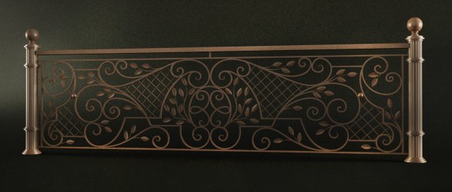handrail and protection 3Dモデル .c4d .max .obj .3ds .fbx .stl .blend 