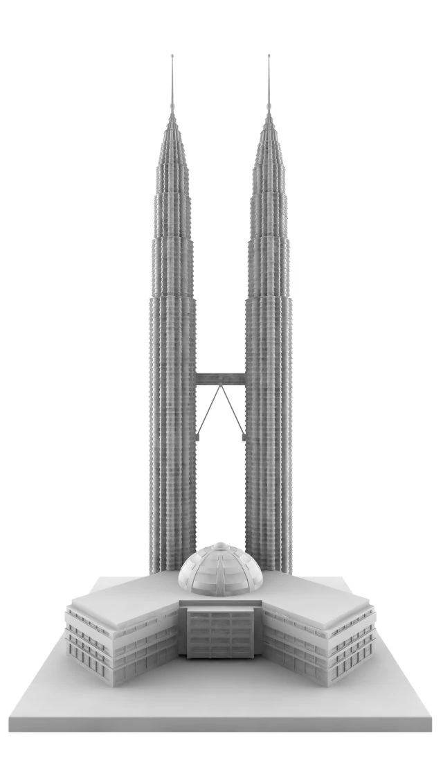 skyscraper 3D Model .c4d .max .obj .3ds .fbx .stl .blend 