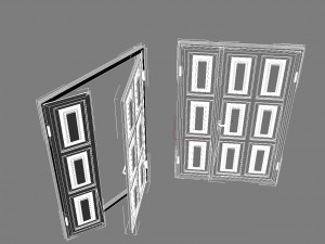 door from metal 3D Model