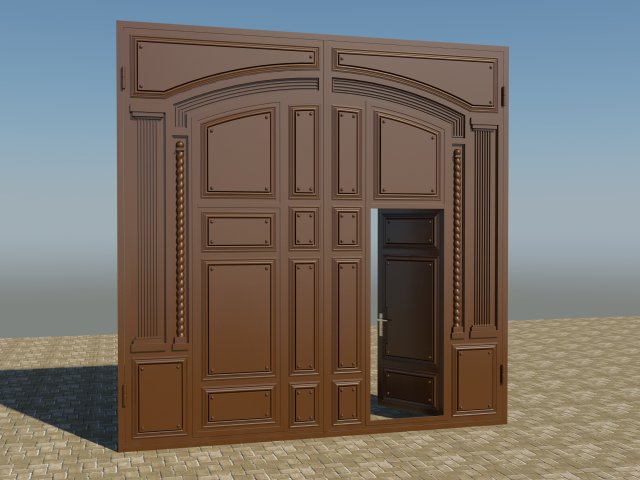 gate 3D-Modell .c4d .max .obj .3ds .fbx .stl .blend 