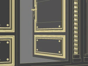 문 3D 모델